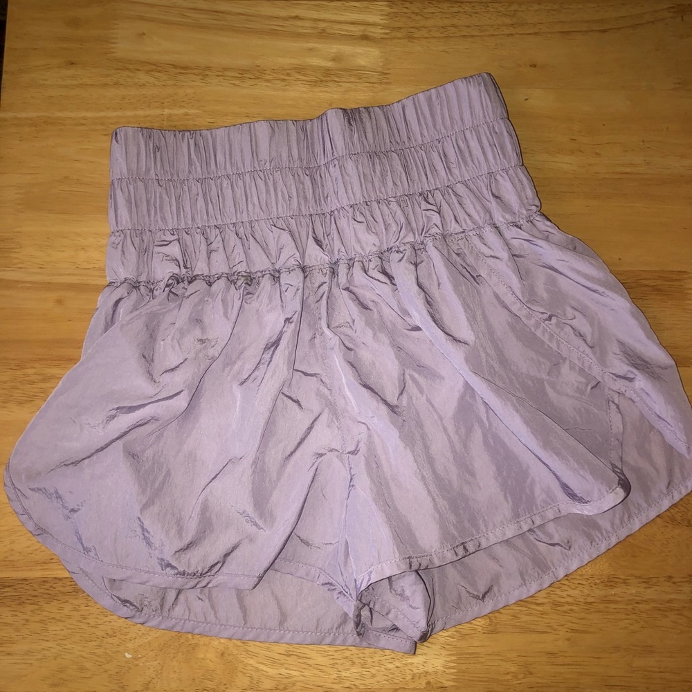 FPMOVEMENT THE WAY HOME SHORTS - LAVENDER SIZS SMALL - FREE PEOPLE